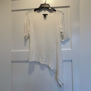 Asymmetrical White Top